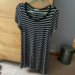 Striped T-Shirt Dress